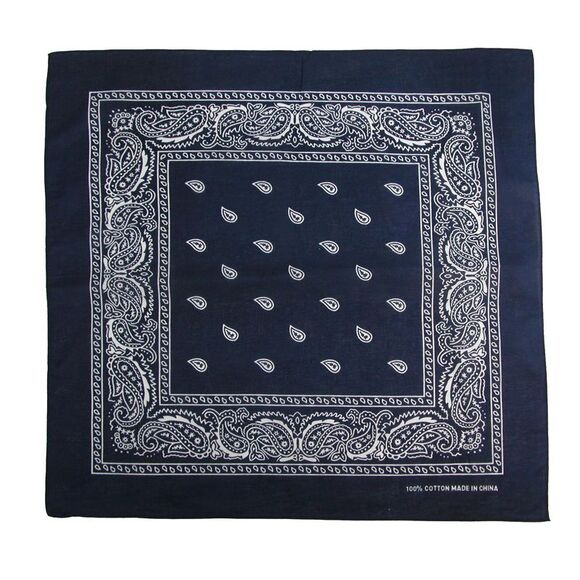 CTM Classic Cotton Paisley Bandana - All-Purpose Function and Style - Picture 1 of 1